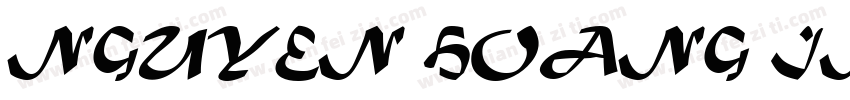 Nguyen Hoang Infor Bold字体转换